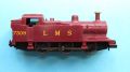 371-026A Ex train set running chassis LMS maroon