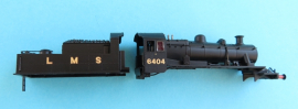 372-627 2MT Ivatt LMS black tender loco No 6404