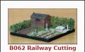 Kwing B62 - Railway cutting and allotment scene