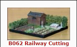 Kwing B62 - Railway cutting and allotment scene