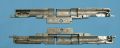 CL66CB - Bachmann Class 66 Metal MK1 Chassis Block L/Hand & R/Hand Sides