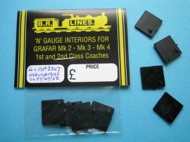 GF2707 - Insulator Plates for Poole Locos Class 37/47/50/52/55/57