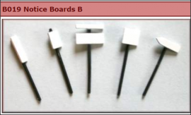 Kwing B19 - Notice boards, signs - selection 'B'
