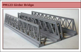 PM123 - Single track girder bridge 19 1/4 "