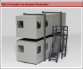 PM124 - Twin storey portacabin with steps