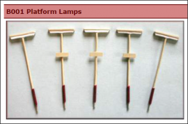 Kwing B1 - Platform Lamps with Nameboards