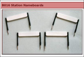 Kwing B16 - Station nameboards (broad)