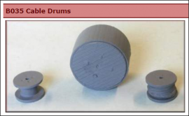 Kwing B35 - Signal & telegraph Dept. cable drums - wood pack 2