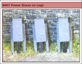 Kwing B7 - Trackside Power boxes on legs
