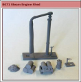 Kwing B71 - Steam Engine shed with BR watercrane & accessories