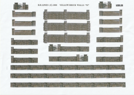 USN 06 - Front Garden Yellow Brick Walls/Gateways